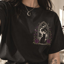 J'aime qu'il soit hanté Chat noir gothique