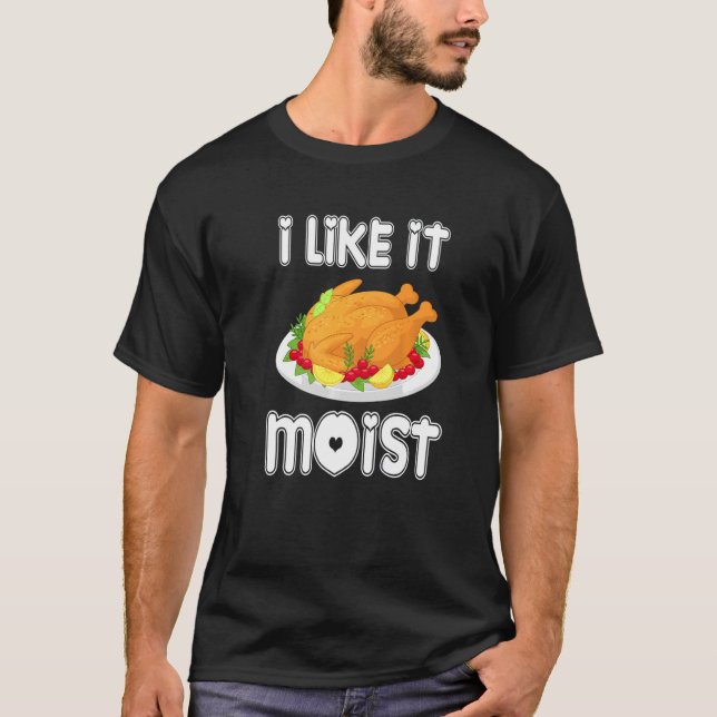 T-shirt J'Aime Qu'Il Soit Humiste Turquie Thankgiving Turq (Devant)