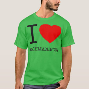 T-SHIRT J'AIME RACHMANINOFF 1