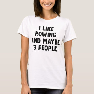 T-shirt J'Aime Raider Et Peut-Être Trois Personnes