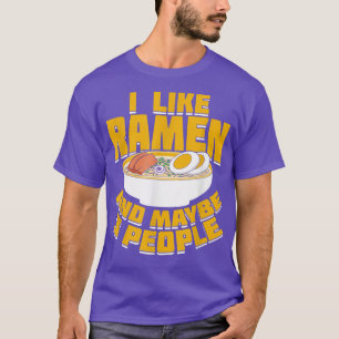 T-shirt J'Aime Ramen Et Peut-Être 3 Personnes 476
