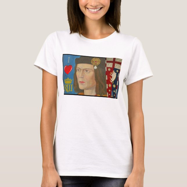 T-shirt J'aime Richard III (Devant)
