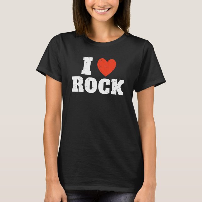 T-shirt J'aime Rock and Roll Rocker (Devant)