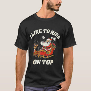 T-shirt J'aime rouler sur le dessus j'aime glisser à l'int