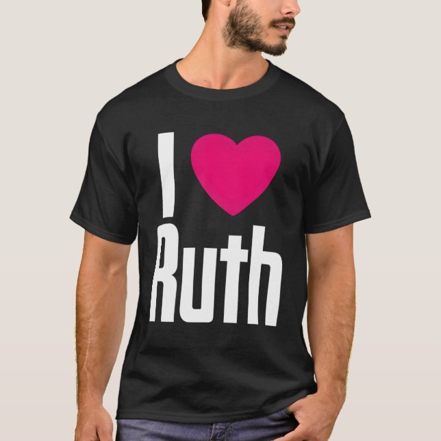T-shirt J'Aime Ruth K He I He Ruth (Devant)
