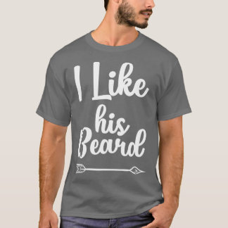 T-shirt J'Aime Sa Barbe Drôle Complique Couples Correspond