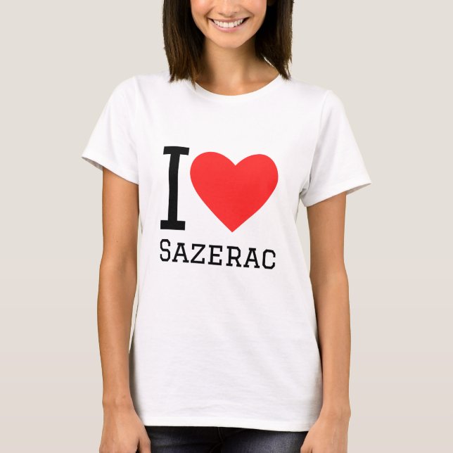 T-shirt J'aime sazerac (Devant)