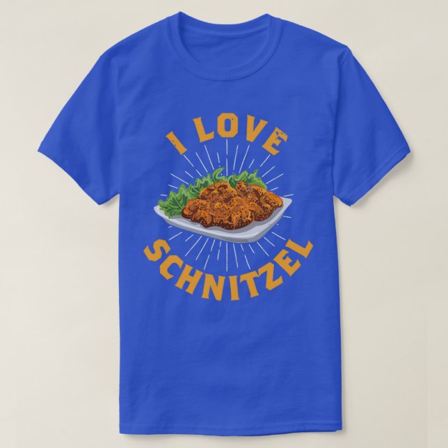 T-shirt J'aime schnitzel (Design devant)