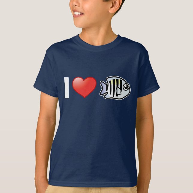 T-shirt J'aime sergent-major (Devant)