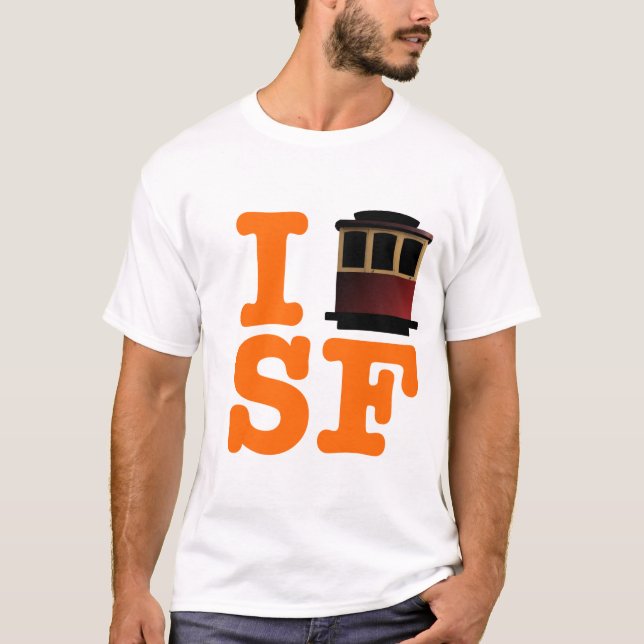 T-shirt J'aime SF (Devant)