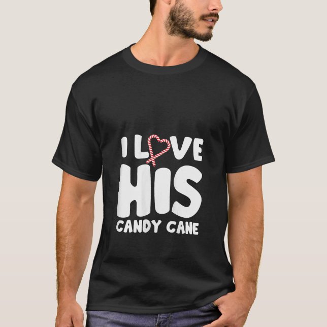 T-shirt J'Aime Son Sucre de canne J'Aime Ses Candies Match (Devant)