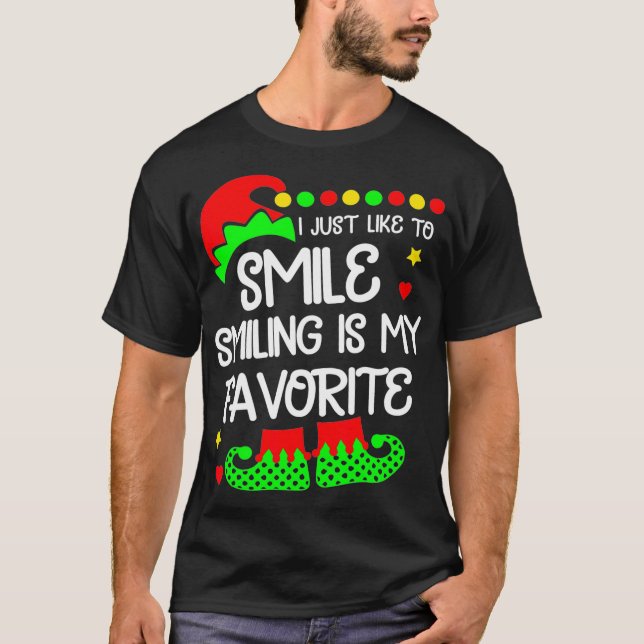 T-shirt J'Aime Sourrir, C'Est Mon Favori (Devant)