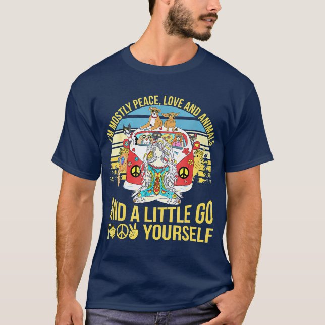 T-shirt J'Aime Surtout La Paix Et La Lumière Petit Go F (Devant)