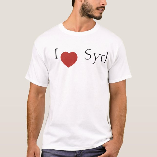 T-shirt J'aime Sydney (Devant)