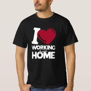 T-shirt J'aime travailler à domicile