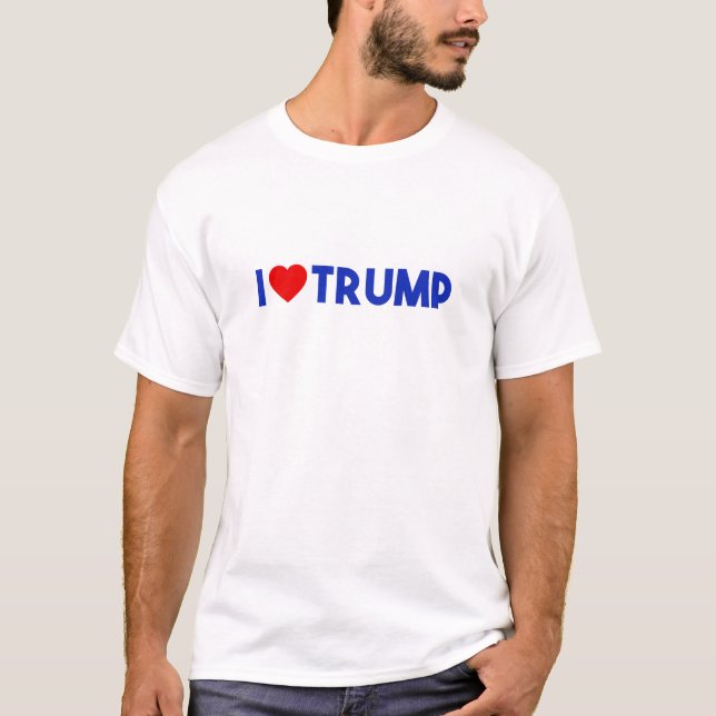 T-shirt J'aime Trump (Devant)