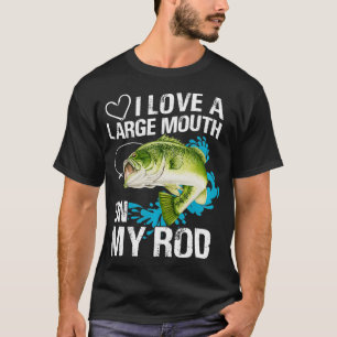 T-shirt J'aime une grande bouche sur ma tige pour les amat