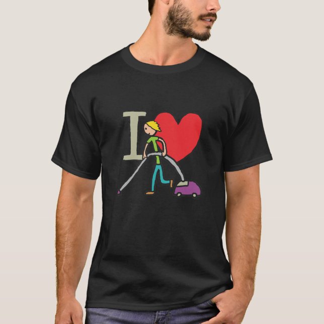 T-shirt J'Aime Vacuumer (Devant)
