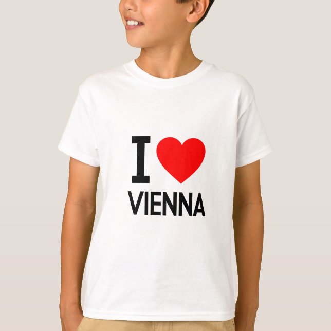 T-shirt J'aime Vienne (Devant)