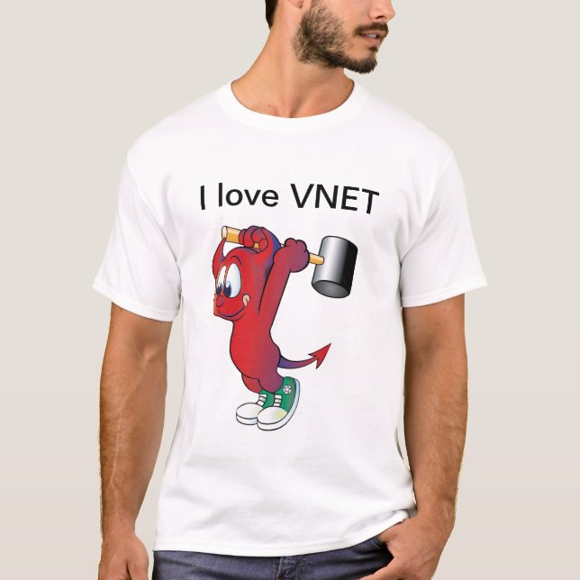 T-shirt J'aime VNET (Devant)