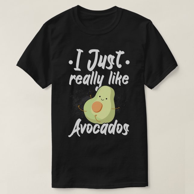 T-shirt J'Aime Vraiment Avocados Guac Guacamole Keto (Design devant)