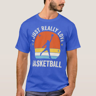 T-shirt J'Aime Vraiment Basketball 0s Retro Vint