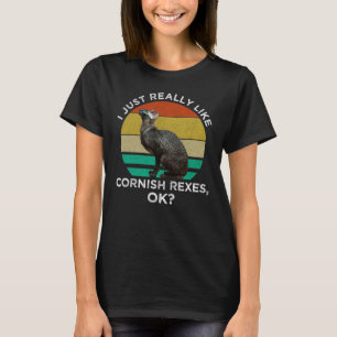 T-shirt J'aime vraiment beaucoup les Cornish Rex, OK ?