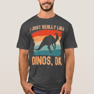 T-shirt J'Aime Vraiment Dinos ok 1
