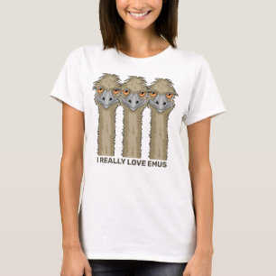 T-shirt J'Aime Vraiment Emus Fun