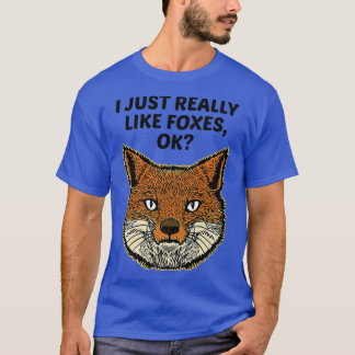 T-shirt J'Aime Vraiment Foxes OkT-Shirt