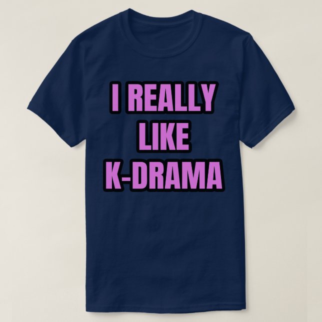 T-shirt J'Aime Vraiment KDrama 1 (Design devant)