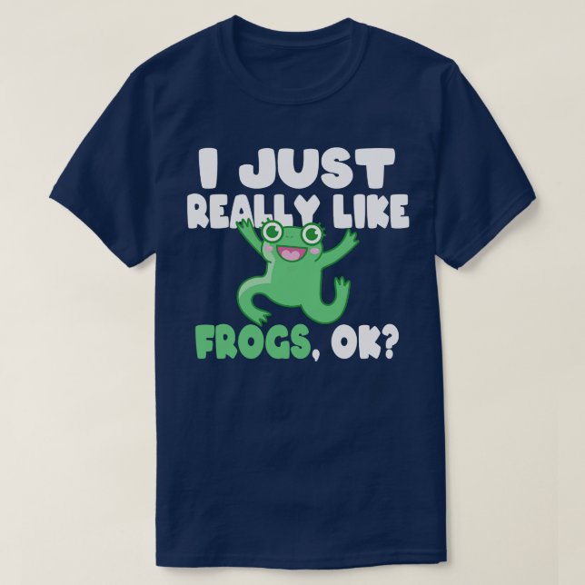 T-shirt J'Aime Vraiment La Grenouille (Design devant)