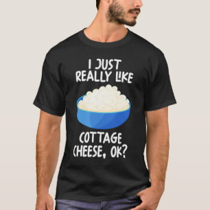 T-shirt J'Aime Vraiment Le Fromage Cottage Ok