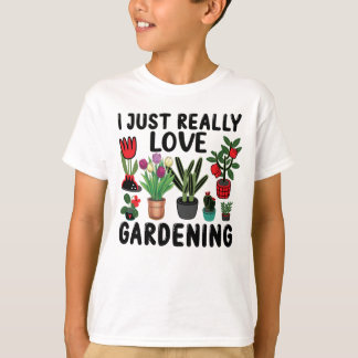 T-shirt J'Aime Vraiment Le Jardinage