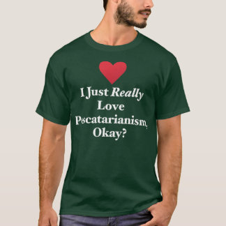 T-shirt J'Aime Vraiment Le Pescataranisme, Ok Fun Vegeta