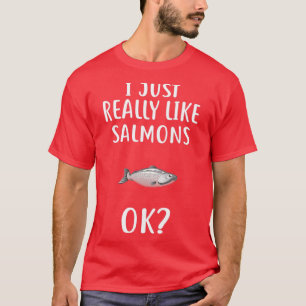 T-shirt J'Aime Vraiment Le SAUMON Amusant SAUMON