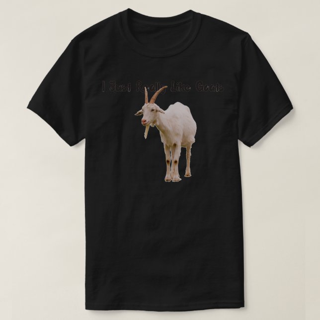 T-shirt J'Aime Vraiment Les Chèvres (Design devant)