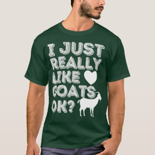 T-shirt J'Aime Vraiment Les Chèvres OK - Amoureux De Chèvr
