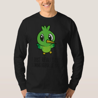 T-shirt J'Aime Vraiment Les Colibris