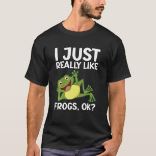 T-shirt J'Aime Vraiment Les Grenouilles Ok Les Amateurs De