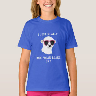 T-shirt J'Aime Vraiment Les Ours Polaires Ok
