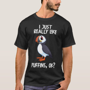 T-shirt J'Aime Vraiment Les Puffins Ok