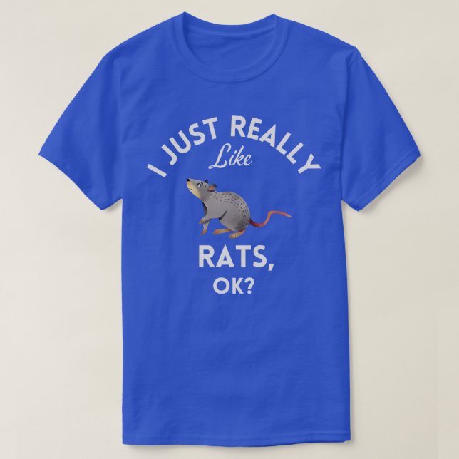 T-shirt J'Aime Vraiment Les Rats Ok (Design devant)