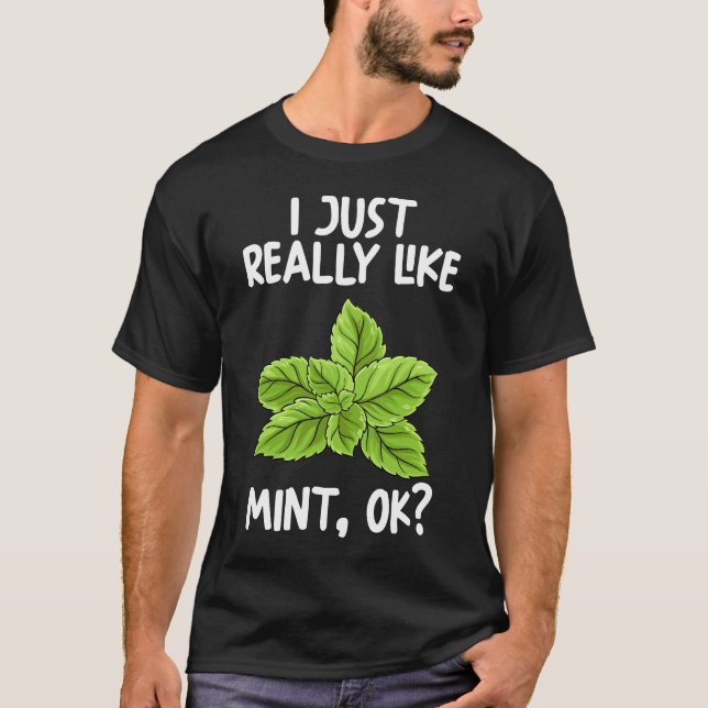 T-shirt J'Aime Vraiment Mint Ok (Devant)