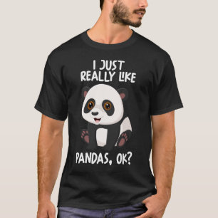 T-shirt J'Aime Vraiment Pandas Ok