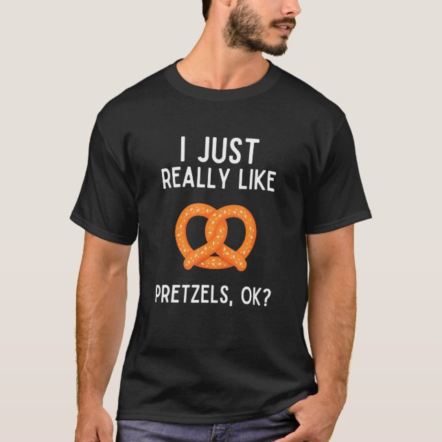 T-shirt J'Aime Vraiment Pretzels Pretzel (Devant)
