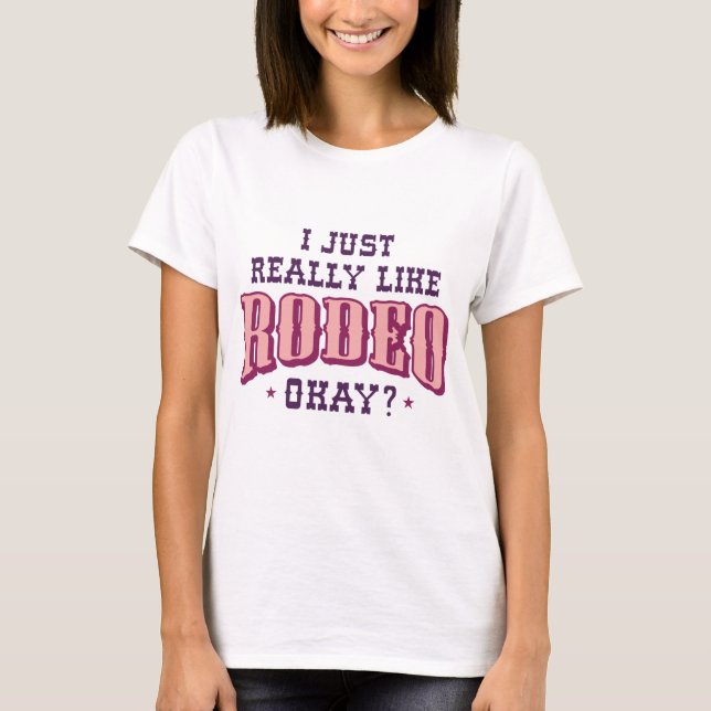 T-shirt J'Aime Vraiment Rodeo Ok (Devant)