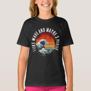 T-SHIRT J'AIME WAVE ET PEUT-ÊTRE 3 PERSONNES