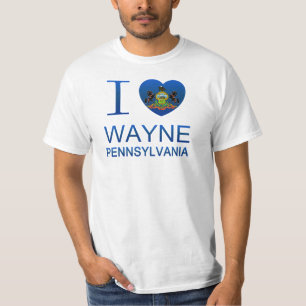 T-shirt J'aime Wayne, PA