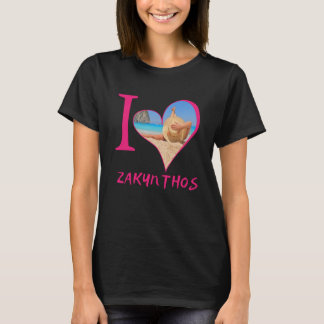 T-shirt J'aime Zakynthos Grece